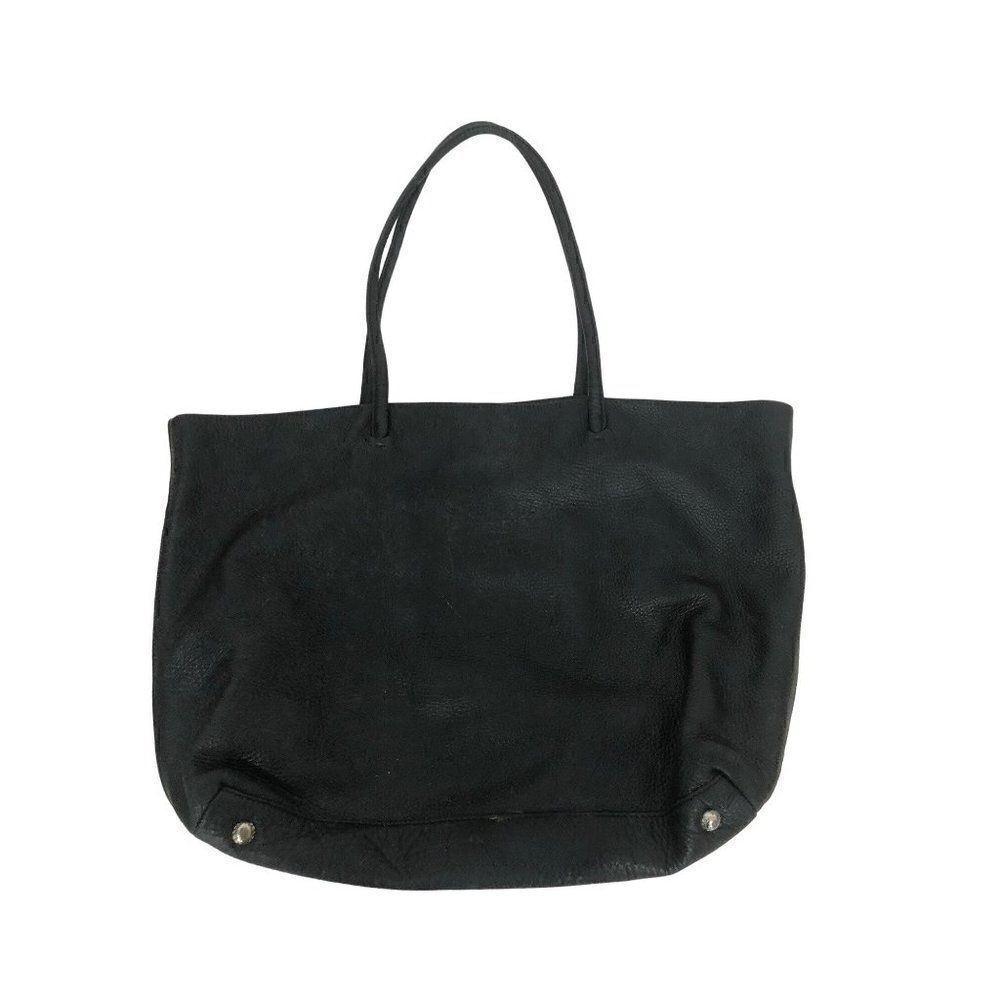 Vintage PRADA Vela Nero Black Leather Tote Handbag B5990